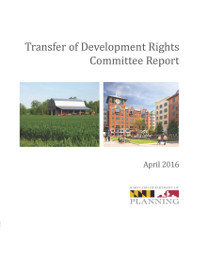 Cover of Transfer of Development Rights Program Committee Report