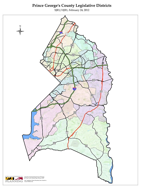 Prince George's County Map
