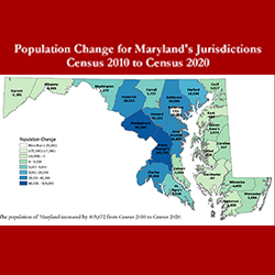 Map: Population Change, 2010 to 2020