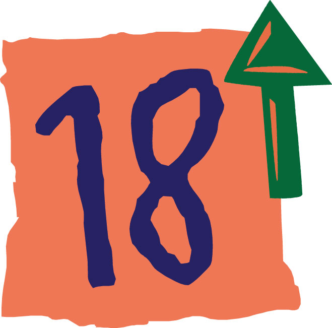 image of 18 and over icon