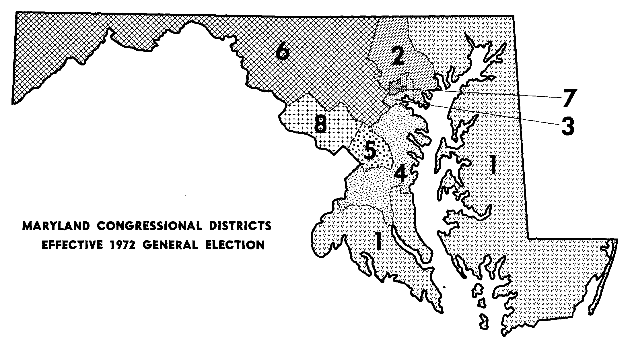 Maps of Maryland Election Districts