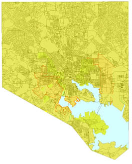 Baltimore City Map