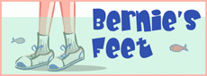 Bernie's feet logo