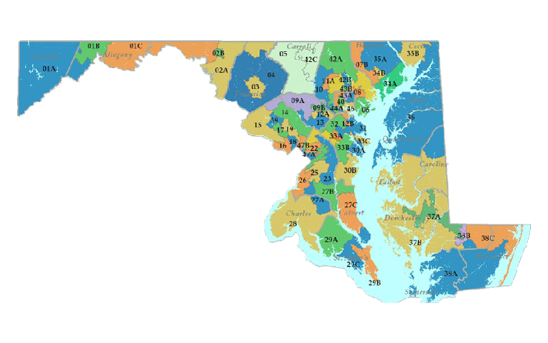 2022 Maryland Legislative Districts