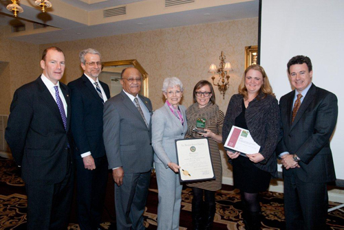 photo of receiving award